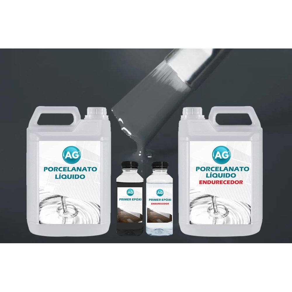 Kit Porcelanato Líquido + Primer - Concreto, Madeira e Mais
