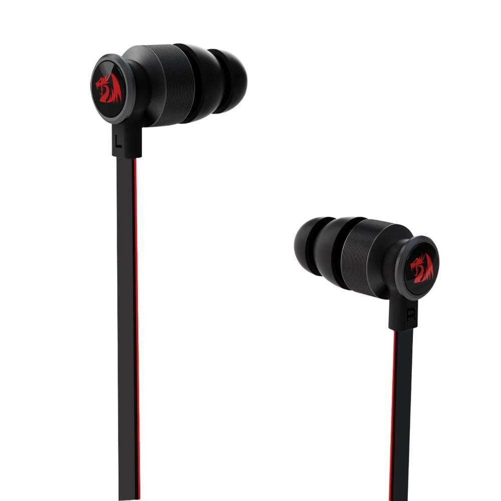 Fone de Ouvido Redragon Thunder Pro E200 Com Microfone Preto e Vermelho