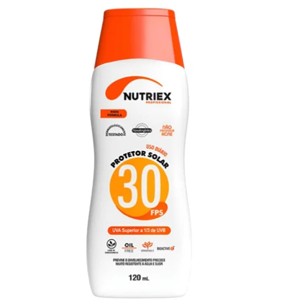 Protetor Solar Fps 30 120 Ml Nutriex