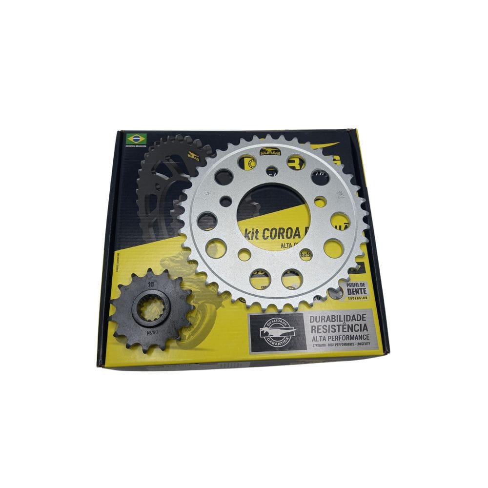 Kit coroa e pinhão Honda CB500 CB 500 1998 à 2005