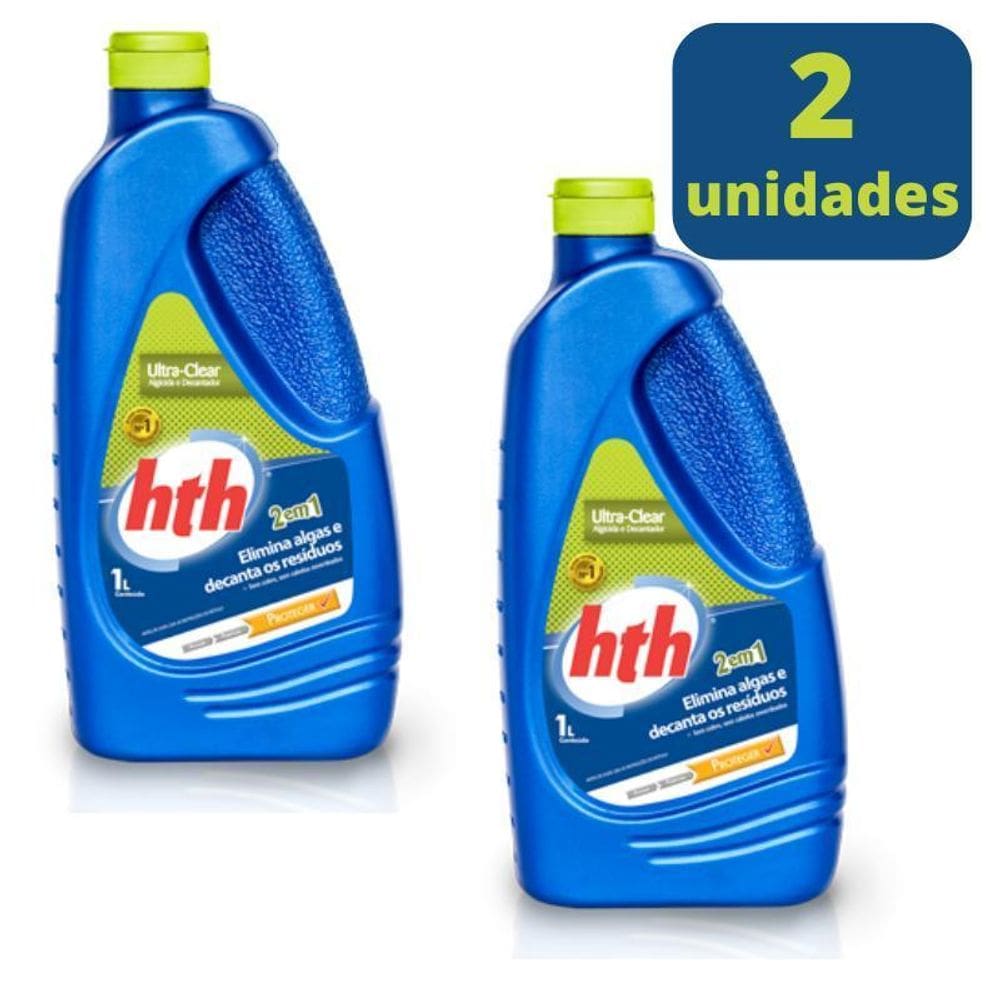 Kit Solução Água Verde Ultra Clear 2 Litros Hth