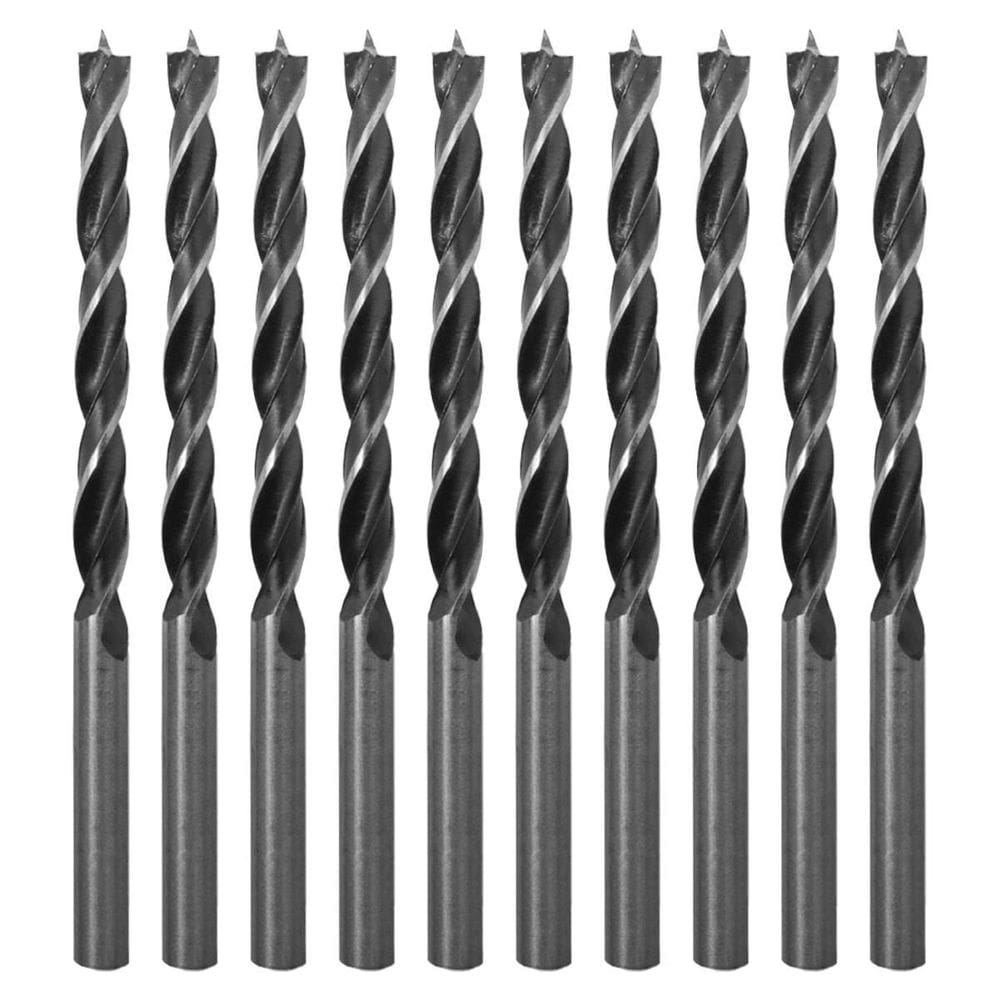 Broca Madeira Aço Carbono 3 Pontas 5X85Mm C/10 Tradestar