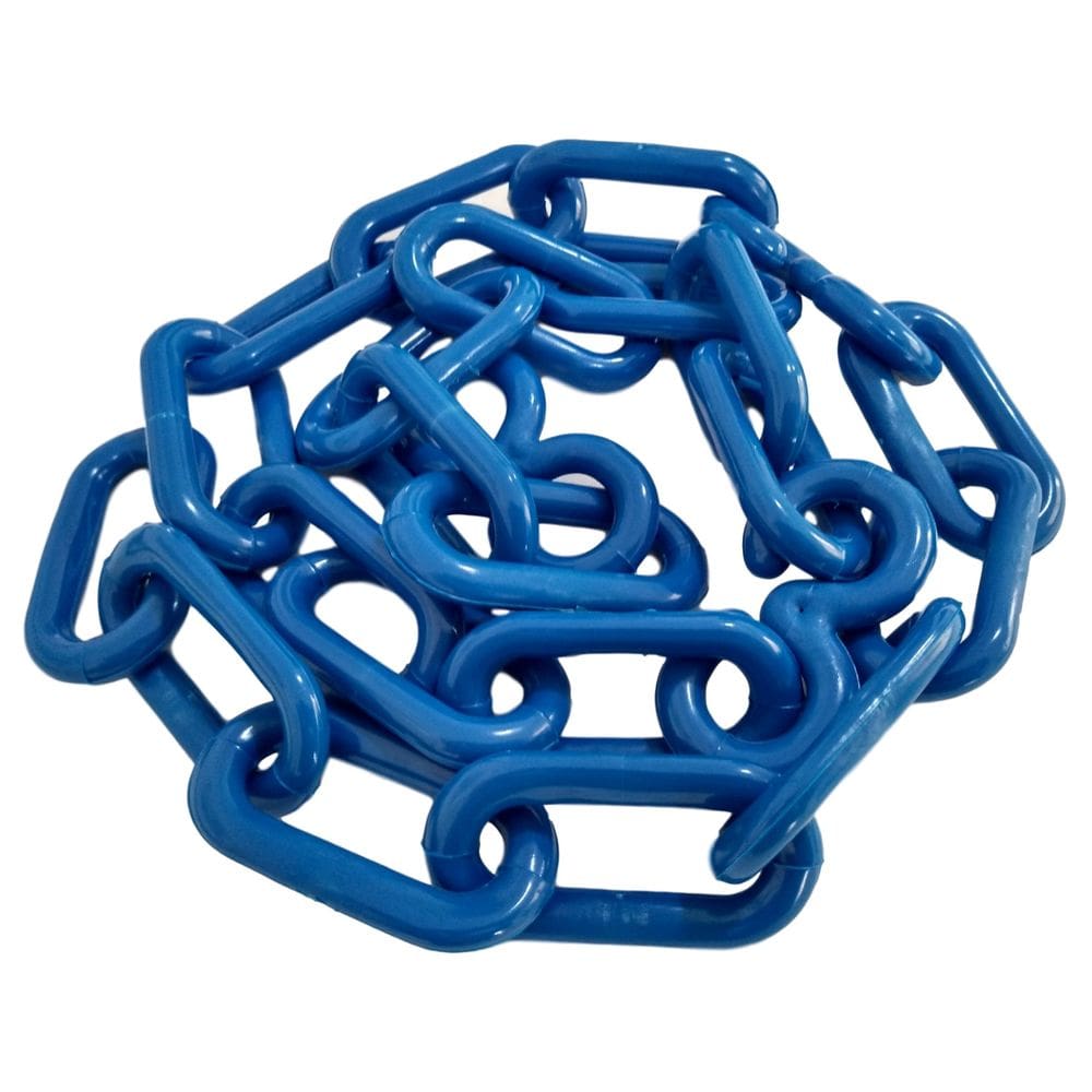 Corrente Plastica Chuva Isolamento 20 Mt Tamanho G Azul