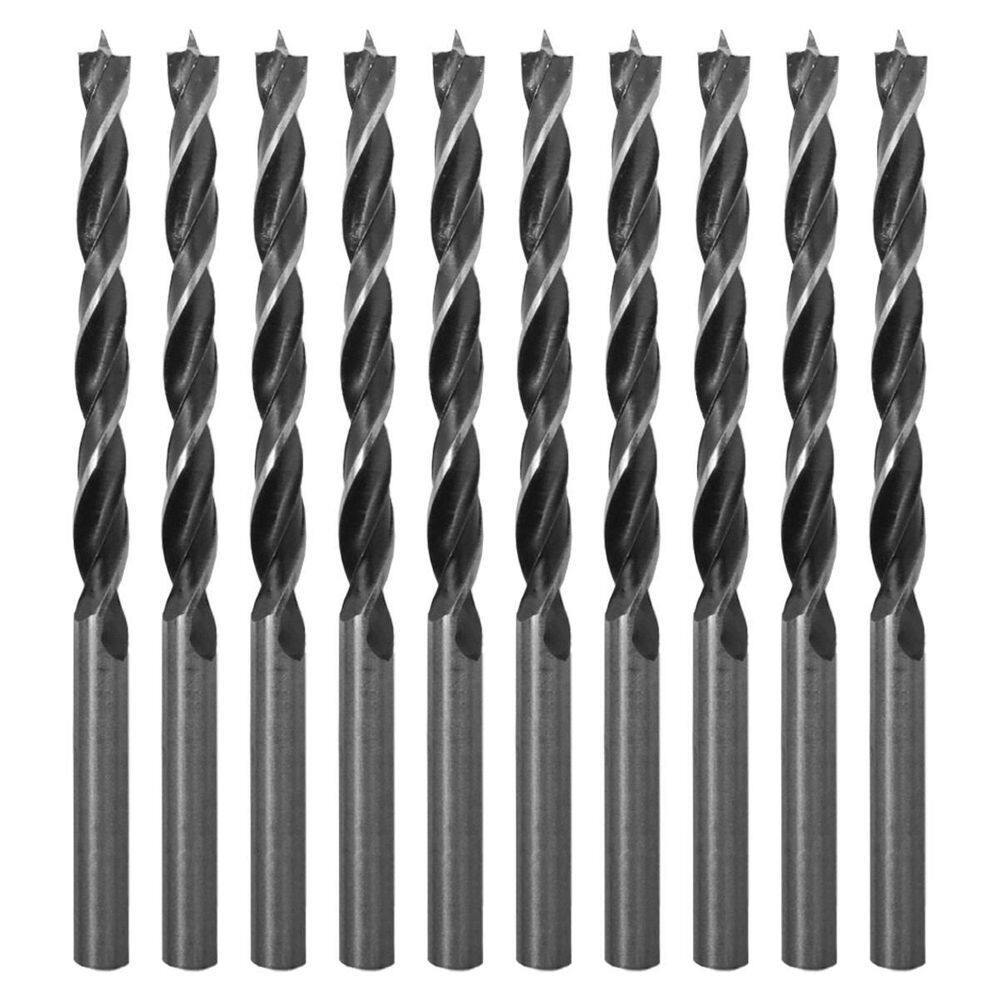 Broca Madeira Aço Carbono 3 Pontas 5X85Mm C/10 Tradestar