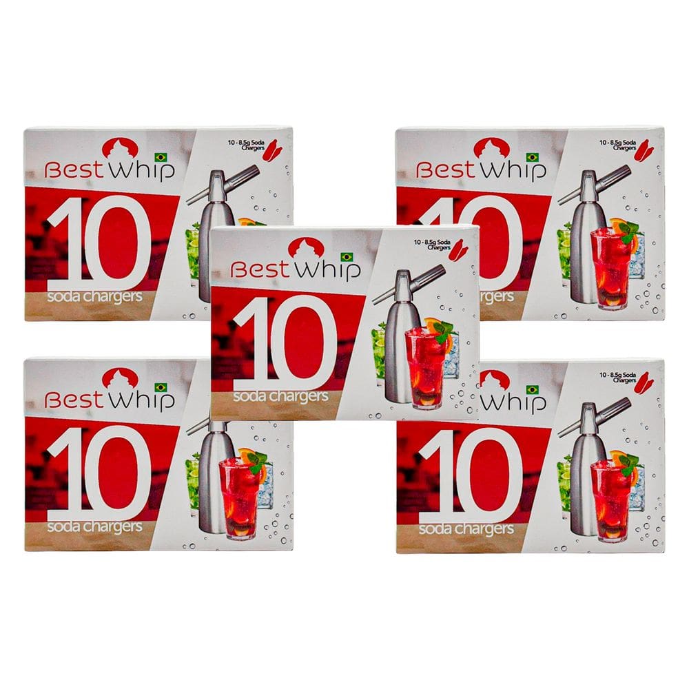 Cápsulas de Gás para Soda BestWhip para Sifão 50un