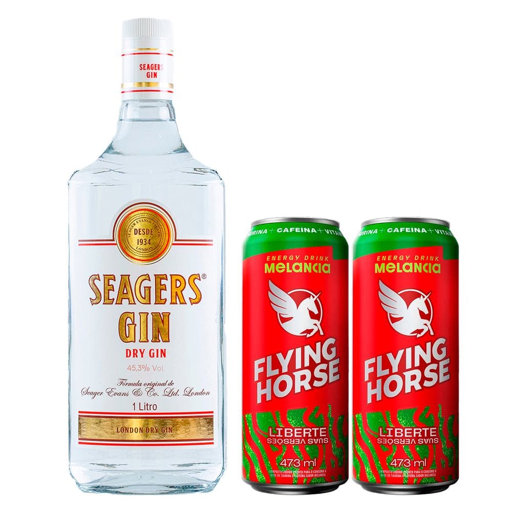 Combo Gin Seagers + Flying Horse Melancia