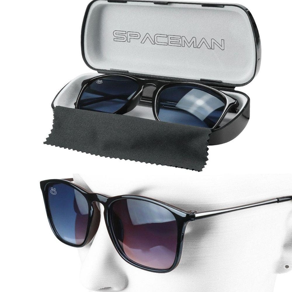 Oculos Sol Masculino Protecao Uv Aço Inox Quadrado Casual