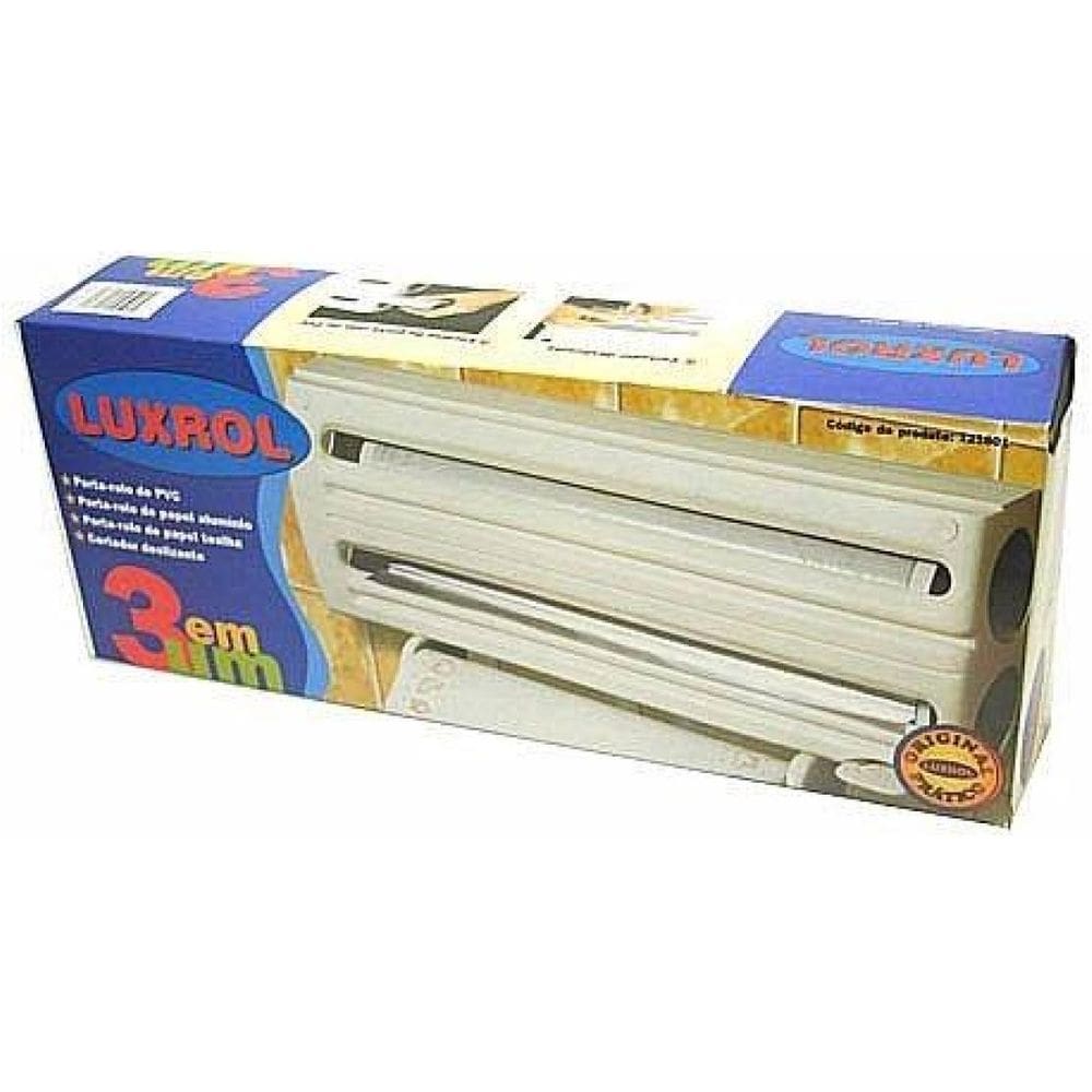 Porta Rolos De Papel Toalha Aluminio Filme Pvc Fácil Corte