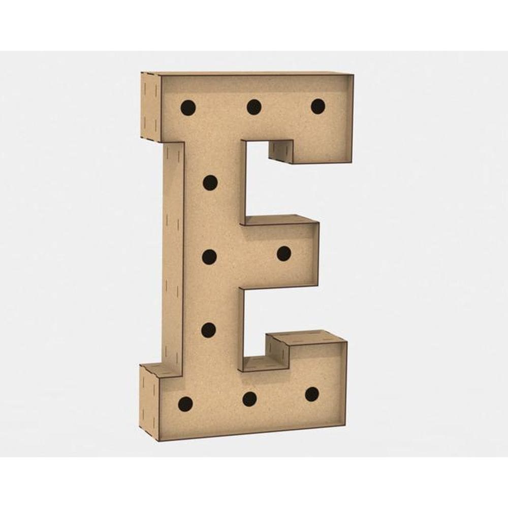 Letra Caixa Grande Mdf 80Cm De Altura Decoração