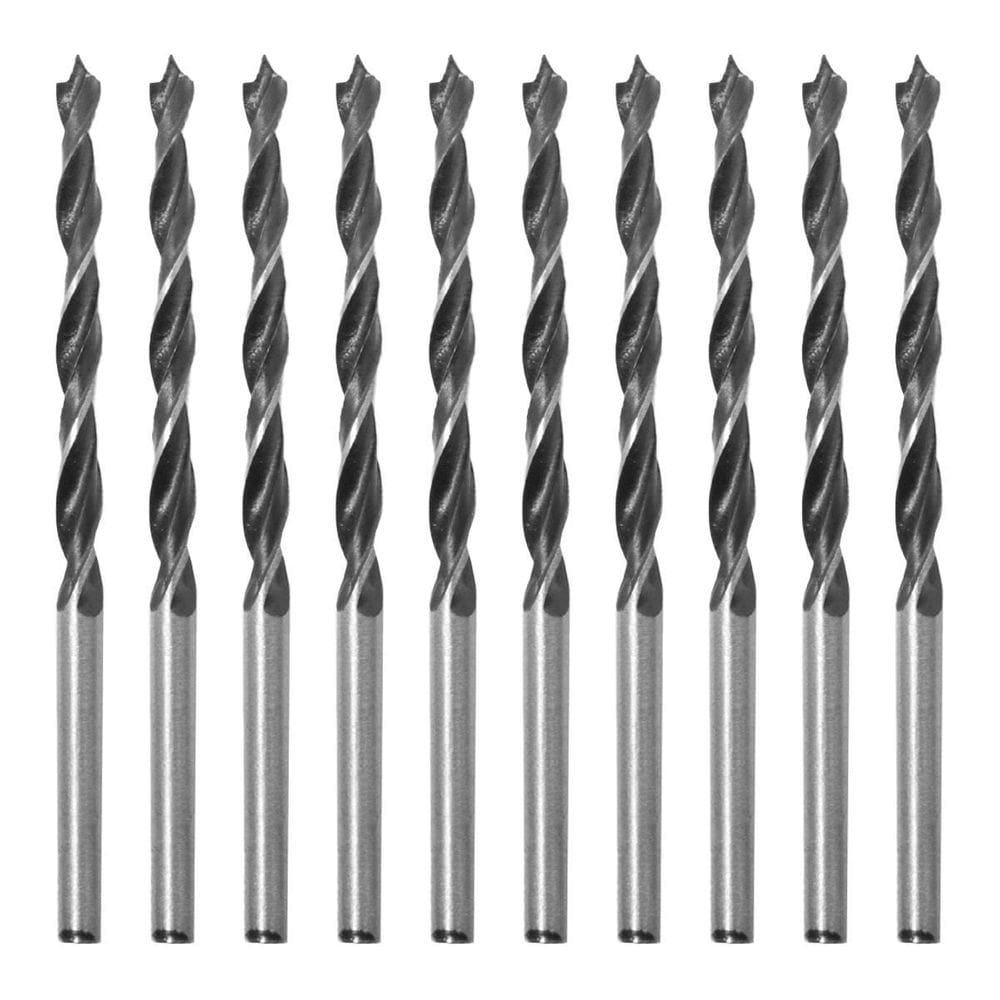 Broca Madeira Aço Carbono 3 Pontas 4X75Mm C/10 Tradestar
