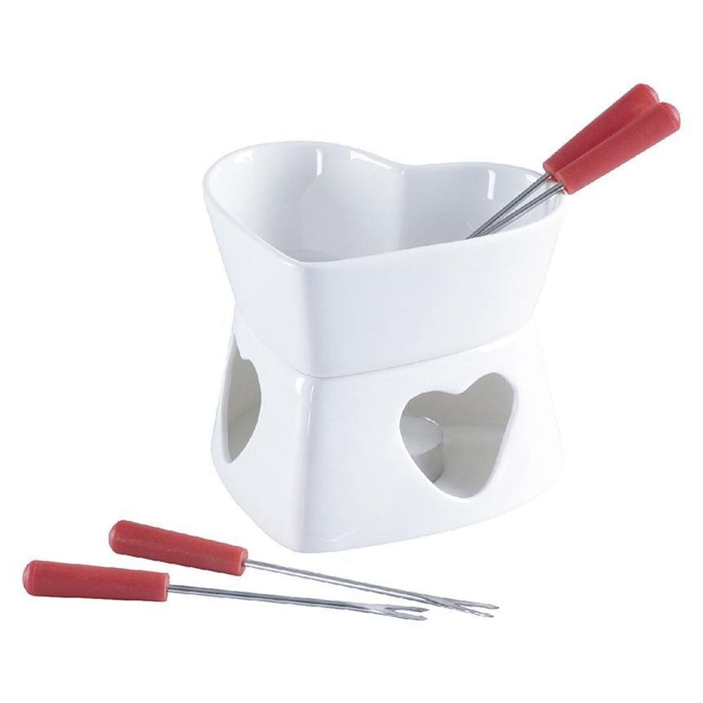 Conjunto De Fondue Herstal Branco 7 Peças