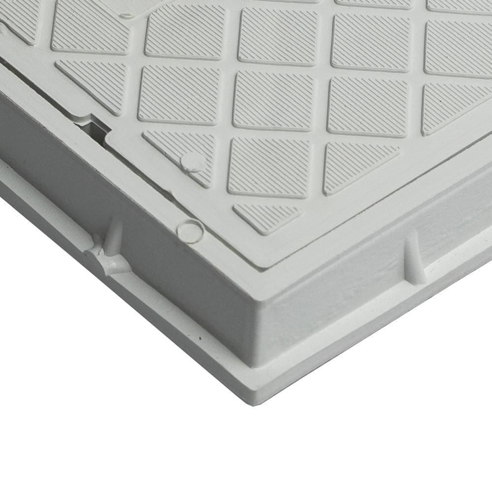 Tampa Pvc Caixa Esgoto 40x40 Branca