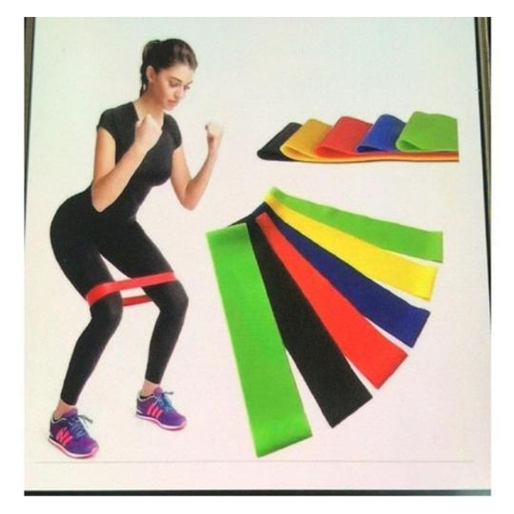 Faixa Funcional Ginástica Kit 5 Faixas