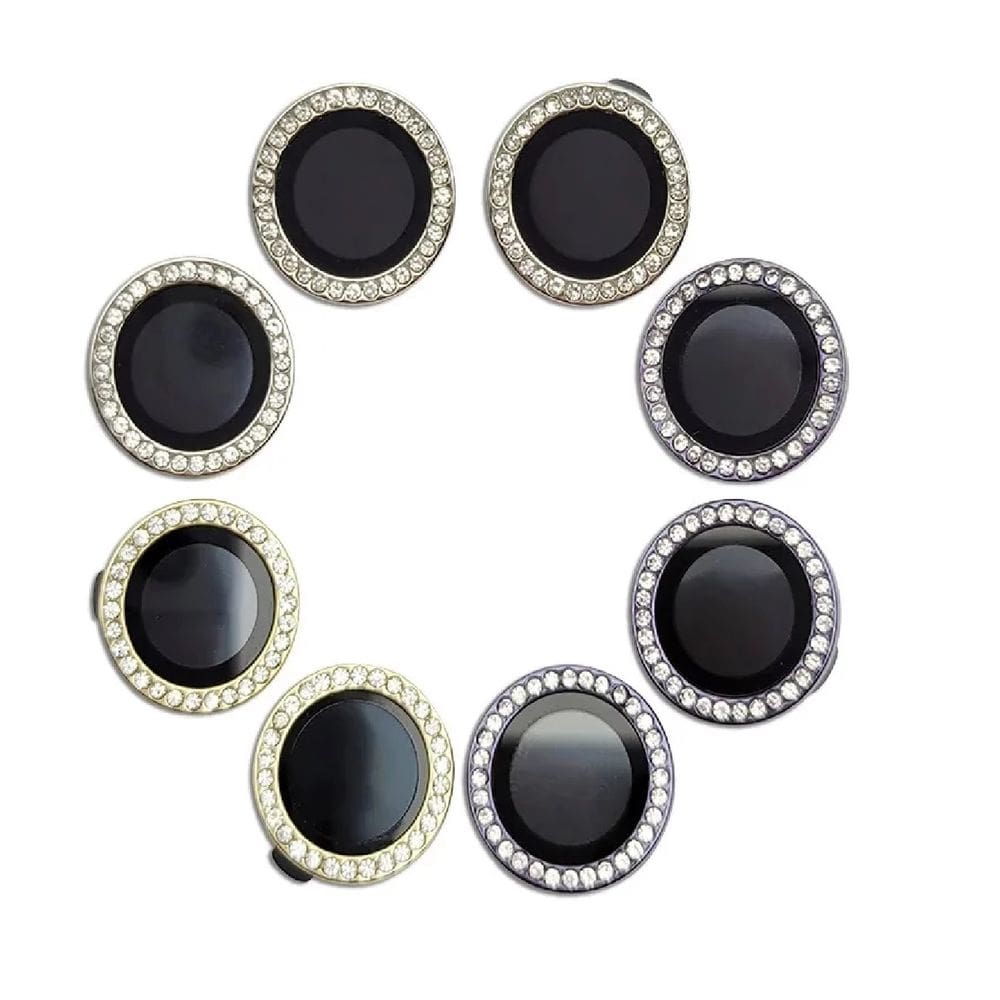 Película (kit 02 Pçs) da Lente Câmera Lisa / Strass Para Motorola Moto G85 / Moto G75 / Moto G35