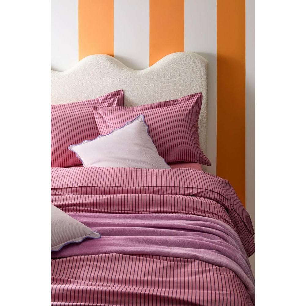 Jogo de Cama Liv 180 Fios Rosa - A\\CASA