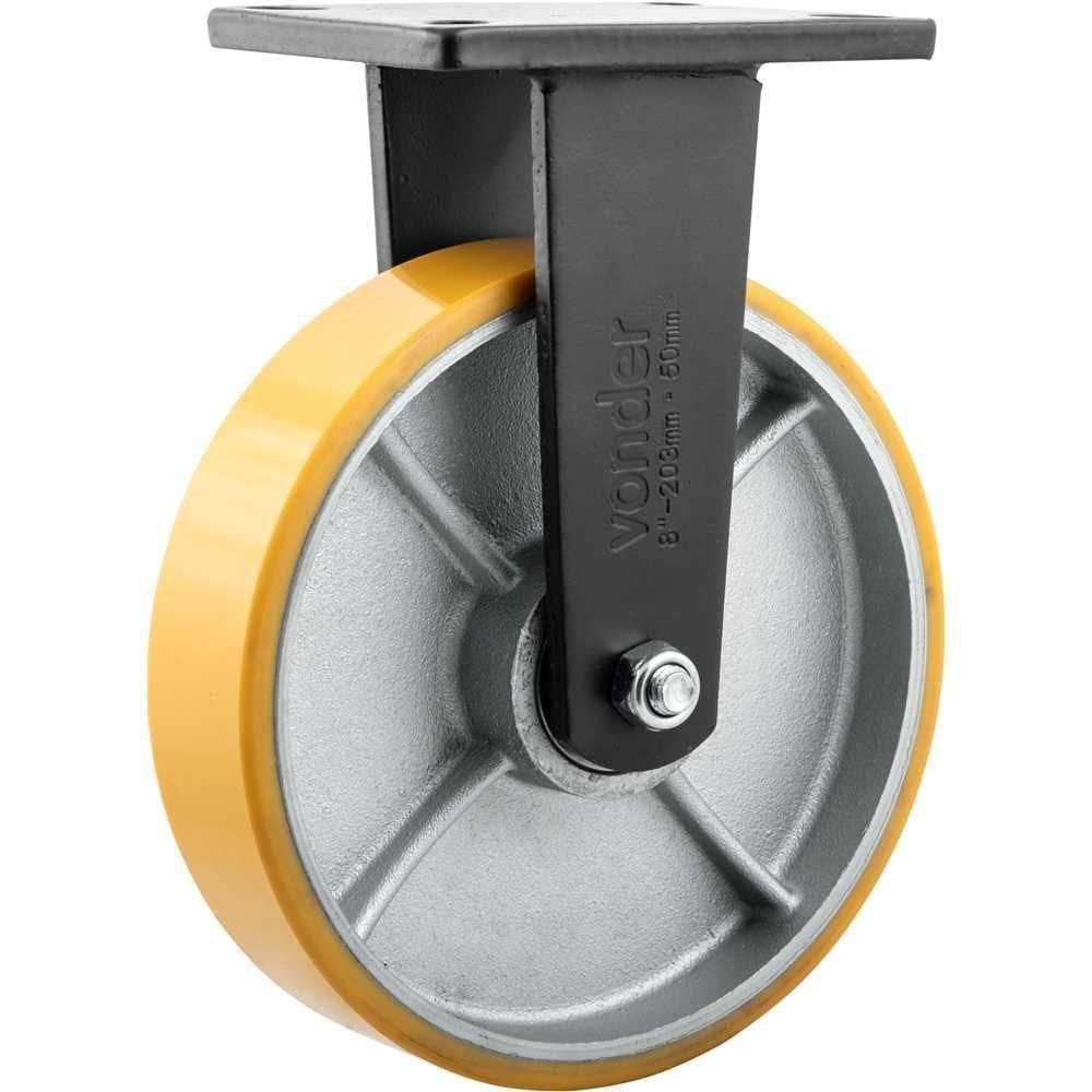 Rodizio Fixo 8`` Pu+ferro Industrial Vonder