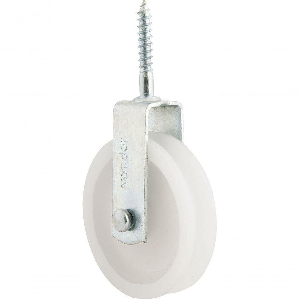Roldana Plástica 6cm Com Parafuso 20kg Vonder
