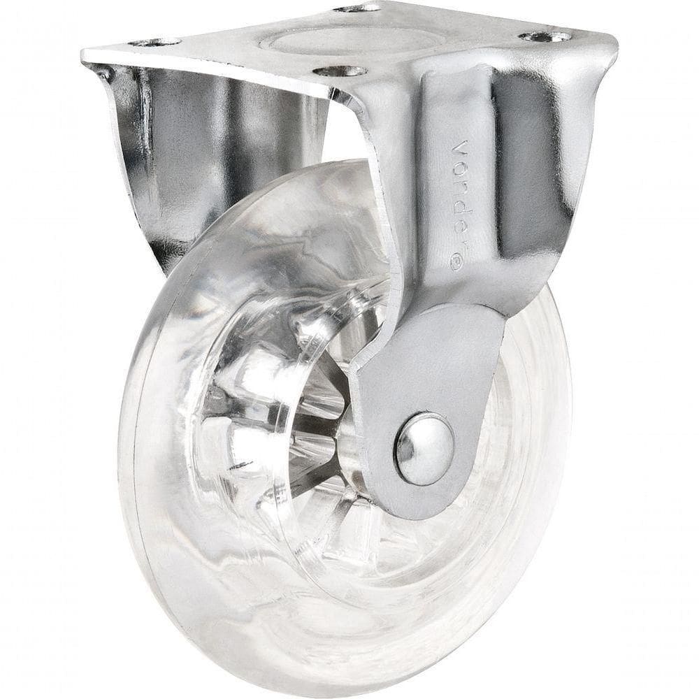 Rodizio Fixo 1.3-8 Leve 20kg Poliuretano Transparente - Von