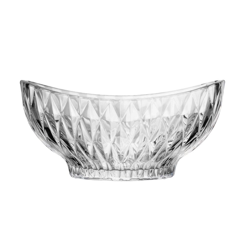 Centro de Mesa Fruteira Cristal Diamond 28 cm - Lyor