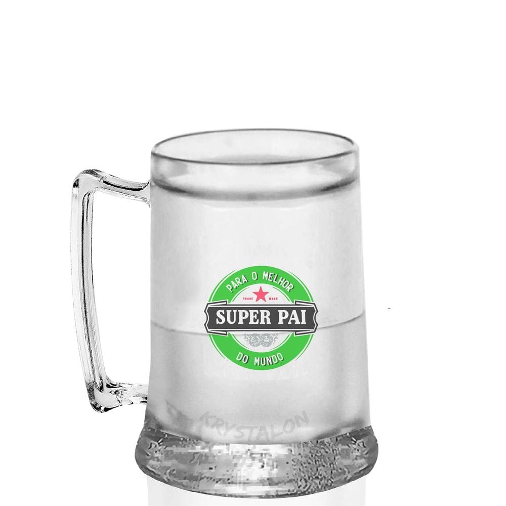 Caneca Gel Personalizada Para O Dia Dos Pais Tema Super Pai