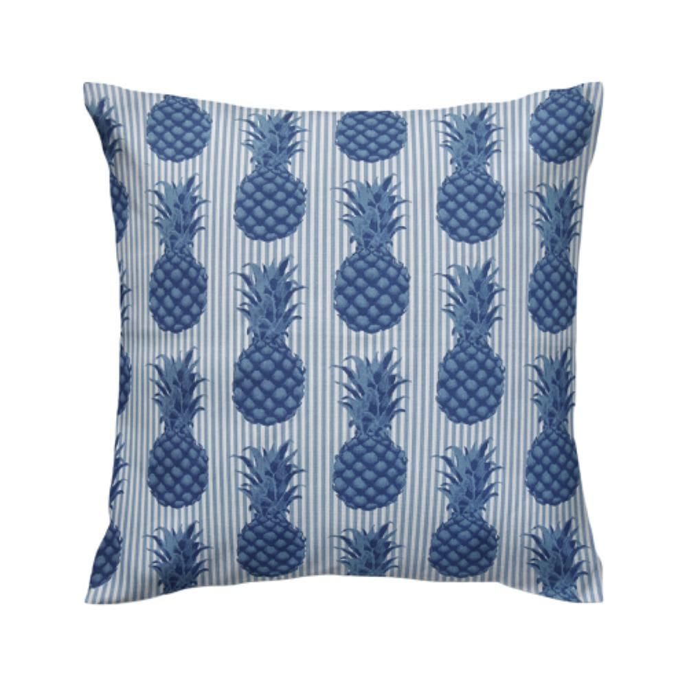 Capa de almofada VivaIN estampa abacaxi azul semi impermeável