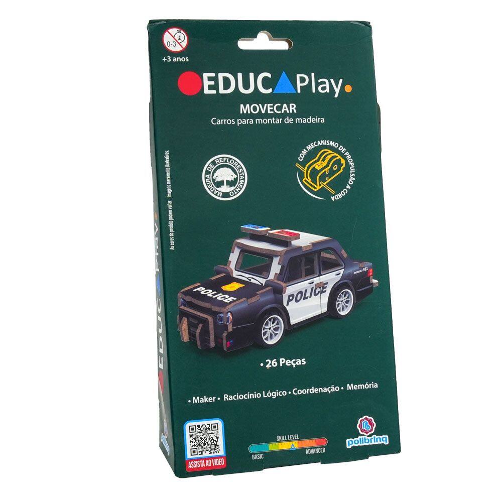 Carros para Montar de Madeira Educaplay Movecar