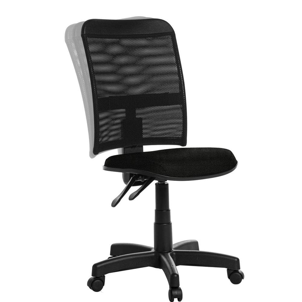Cadeira de Escritório Ergonômica em Tela RCP, Cor Preta