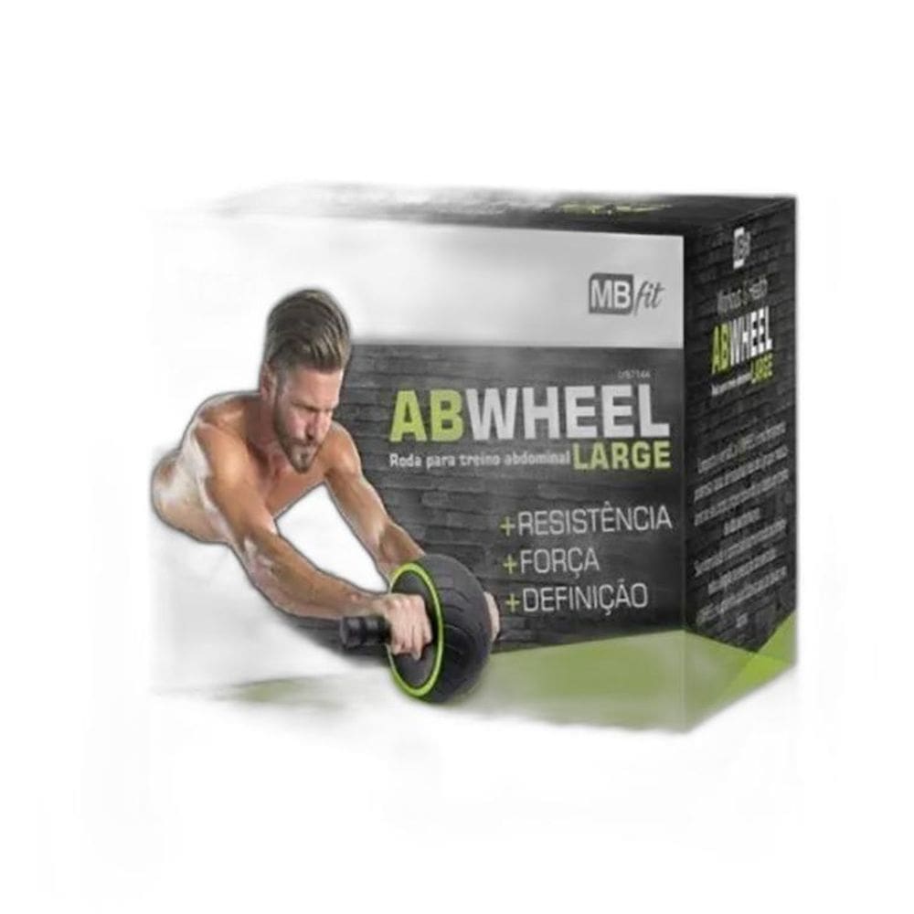 Rolo Roda Abdominal Treino De Abdômen Sala Quintal Portátil