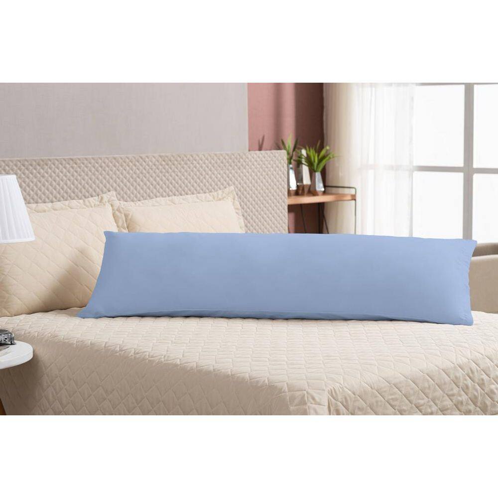 Travesseiro Para Abraçar Enchimento Silicone 1,50M Azul