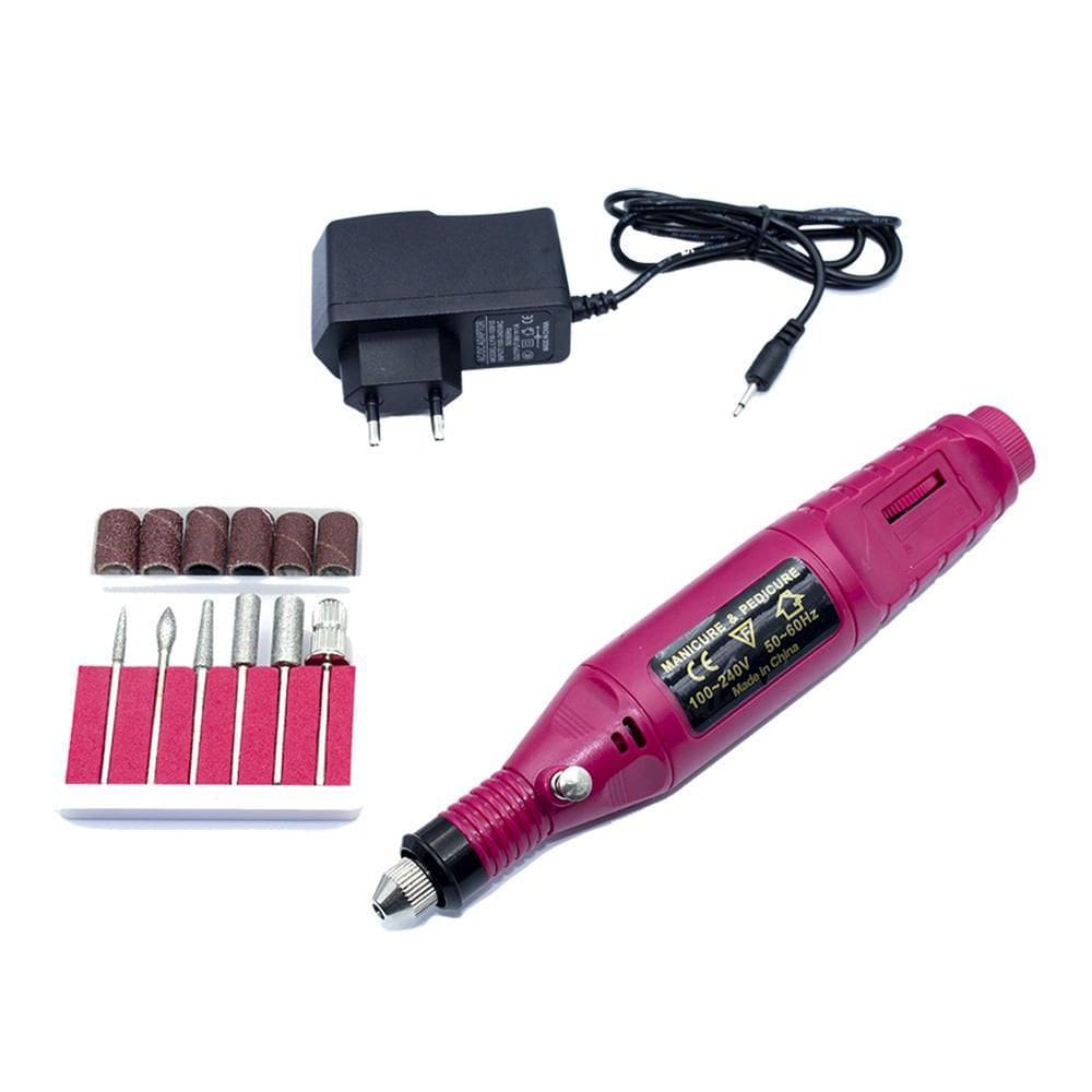 Lixadeira Lixa Motor De Unha Elétrica Bivolt 110V - 220V