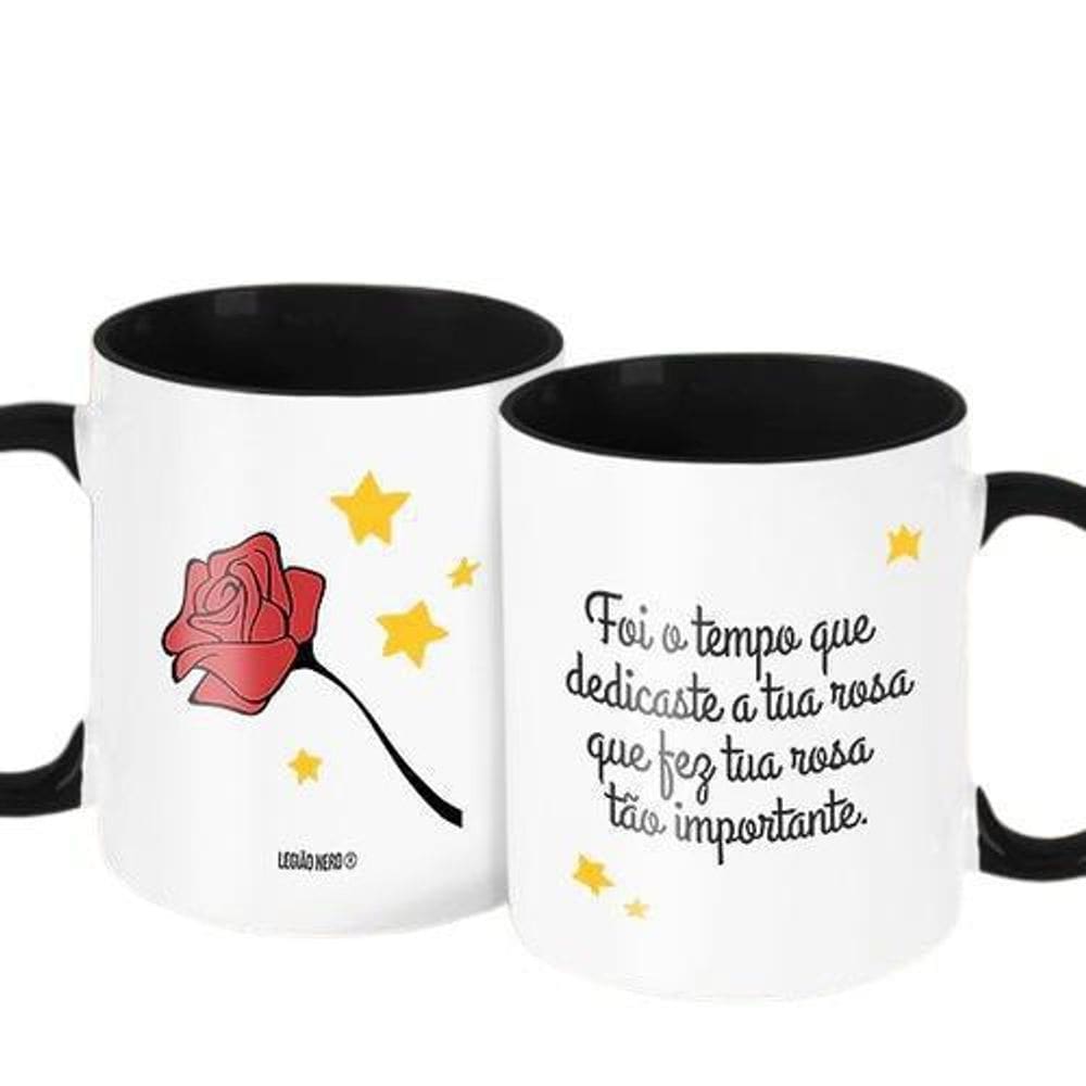 Caneca Decorativa Divertida - Sua Rosa Tão Importante