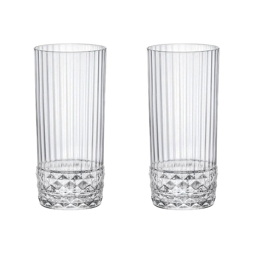 Jogo 2 Copos Cristal Água 490 Ml America 20S Bormioli Rocco