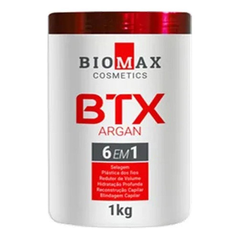 Escova Btox Alisamento Biomax Argan Redutor Potente
