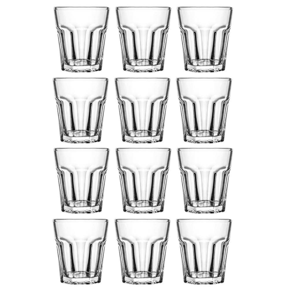 Jogo 12 Copos Shot De Vidro Casual 45Ml Class Home