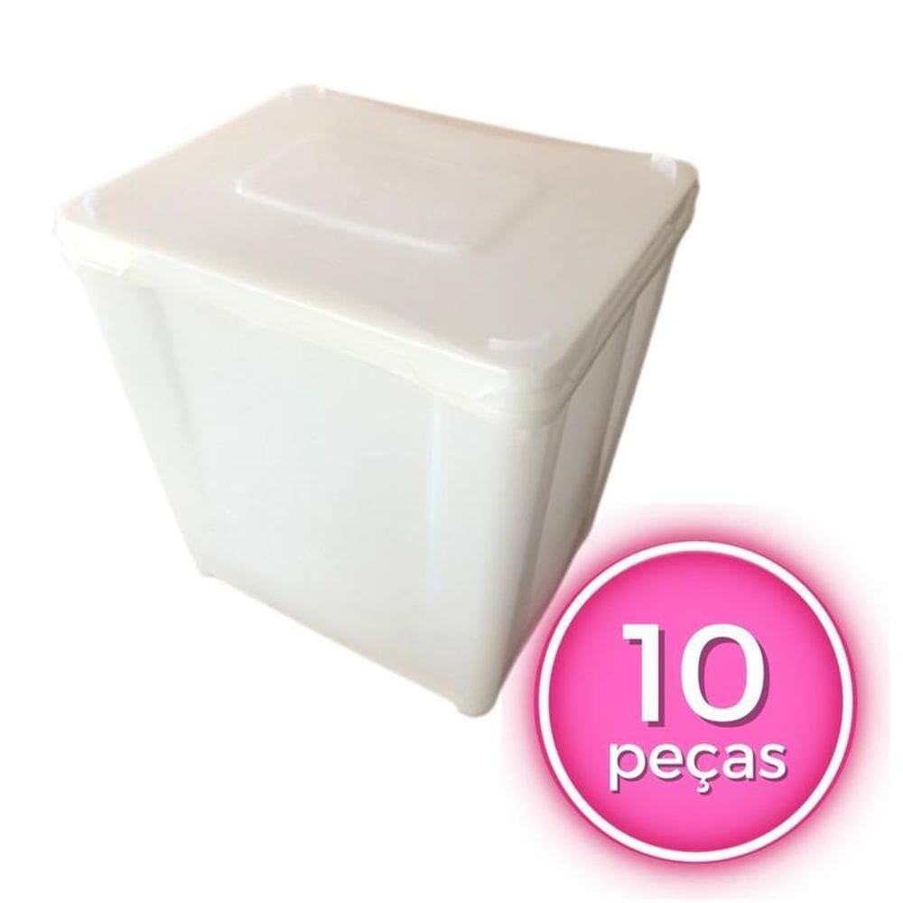 Potes De Acrilico Para Mantimentos - Kit 05 Peças