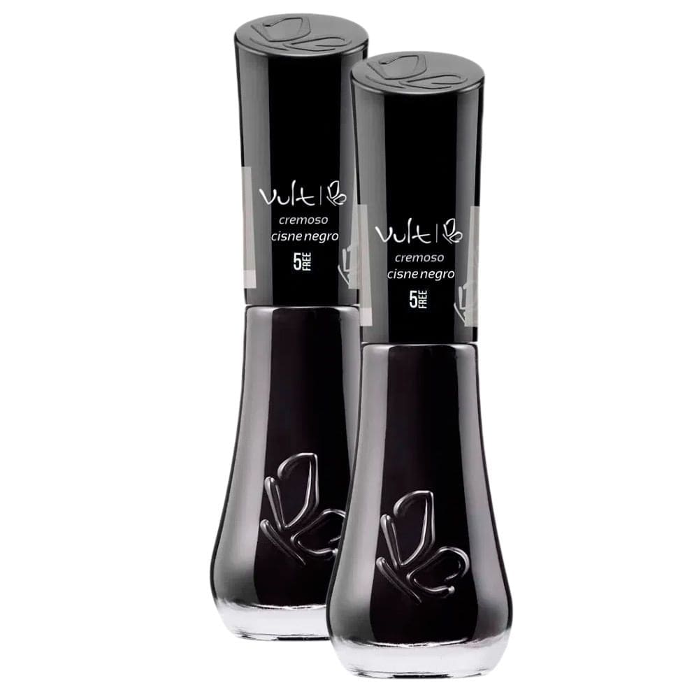 Kit 2X 8ml Esmalte Vult 5Free Cisne Negro