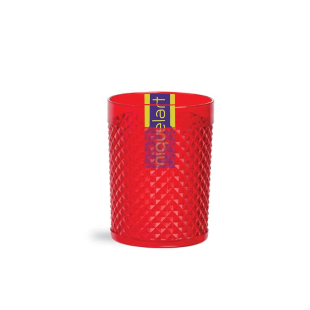 Copo Diamante Crystal 490 ml Vermelho