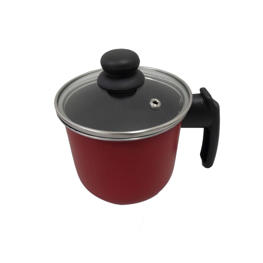 Fervedor Mimo 12 C/Tampa De Vidro Vermelha 0.250 Dona Chefa