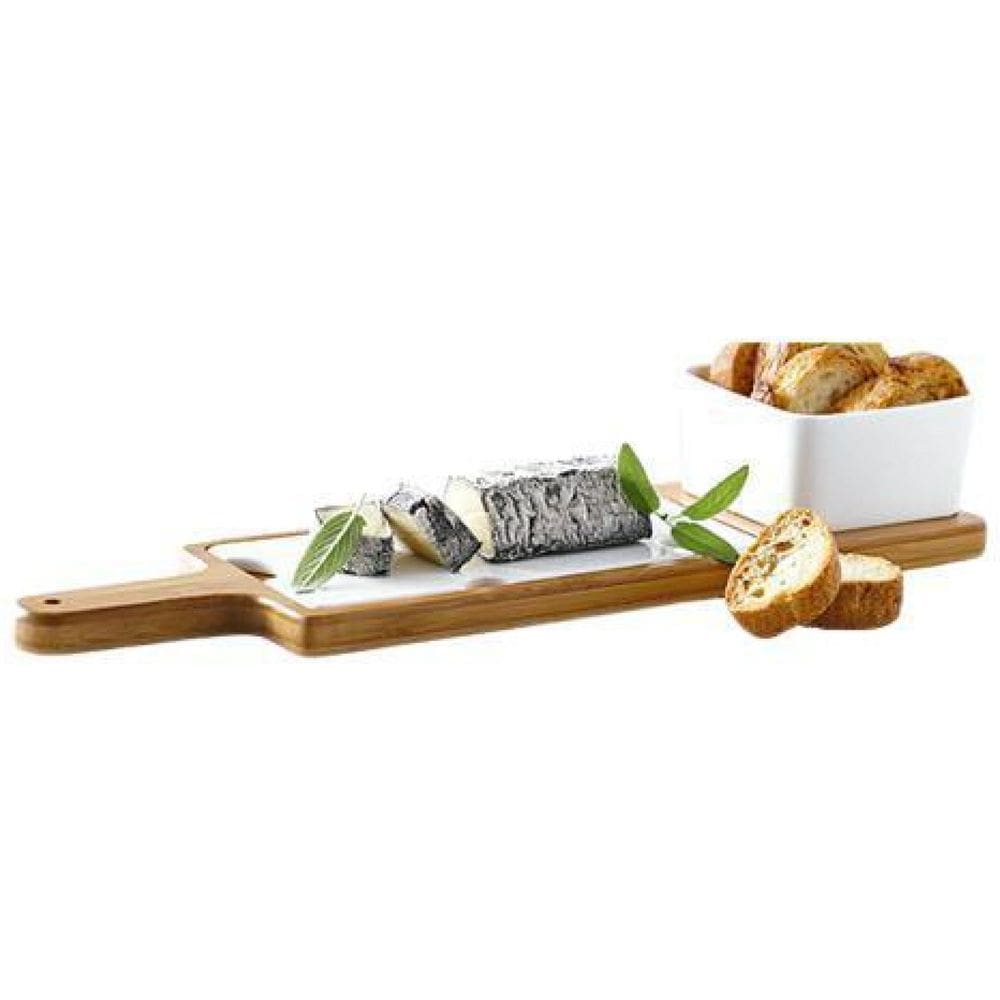 Conjunto Para Queijo Porcelana 37Cm Haskraft