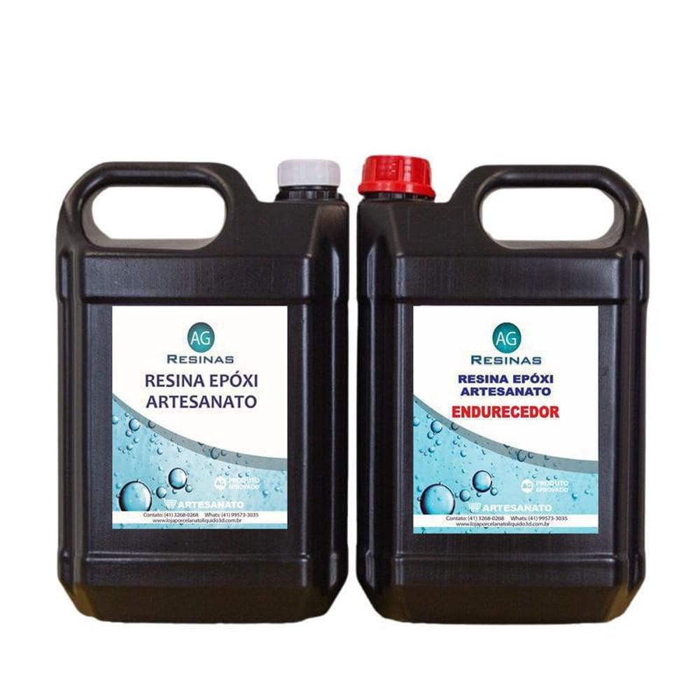 Resina AG Epoxi Para Artesanato com 3kg.