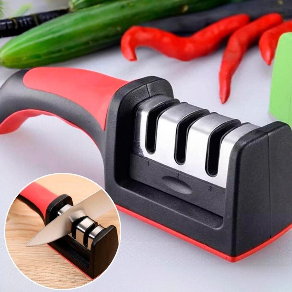 Amolador Afiador De Faca Cozinha  Corte Perfeito