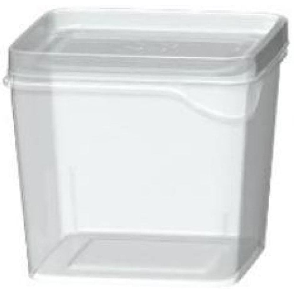 Jogo 3 Potes Organizador Quadrado 250,450,800Ml Transparente