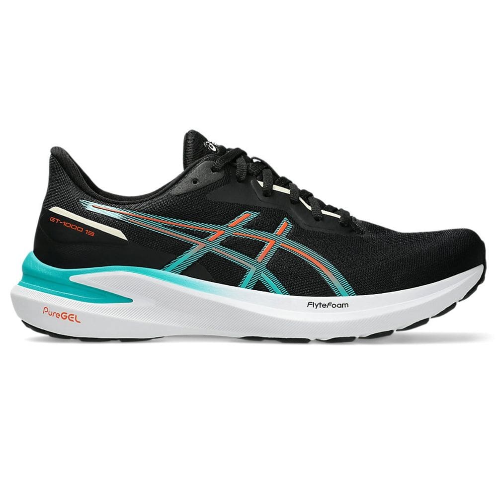 Tênis Asics Gt-1000 13 Masculino - Preto+verde