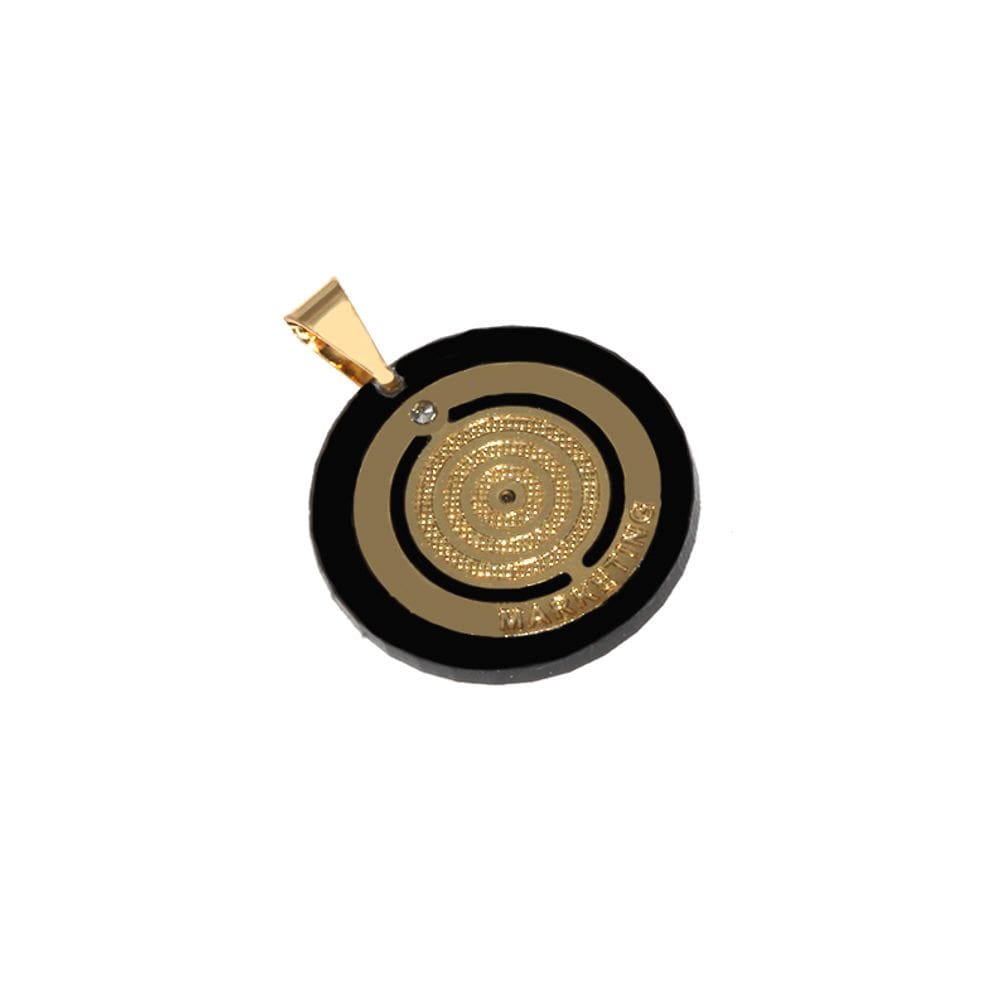 Pingente Curso Profissão Marketing Folheado 18k