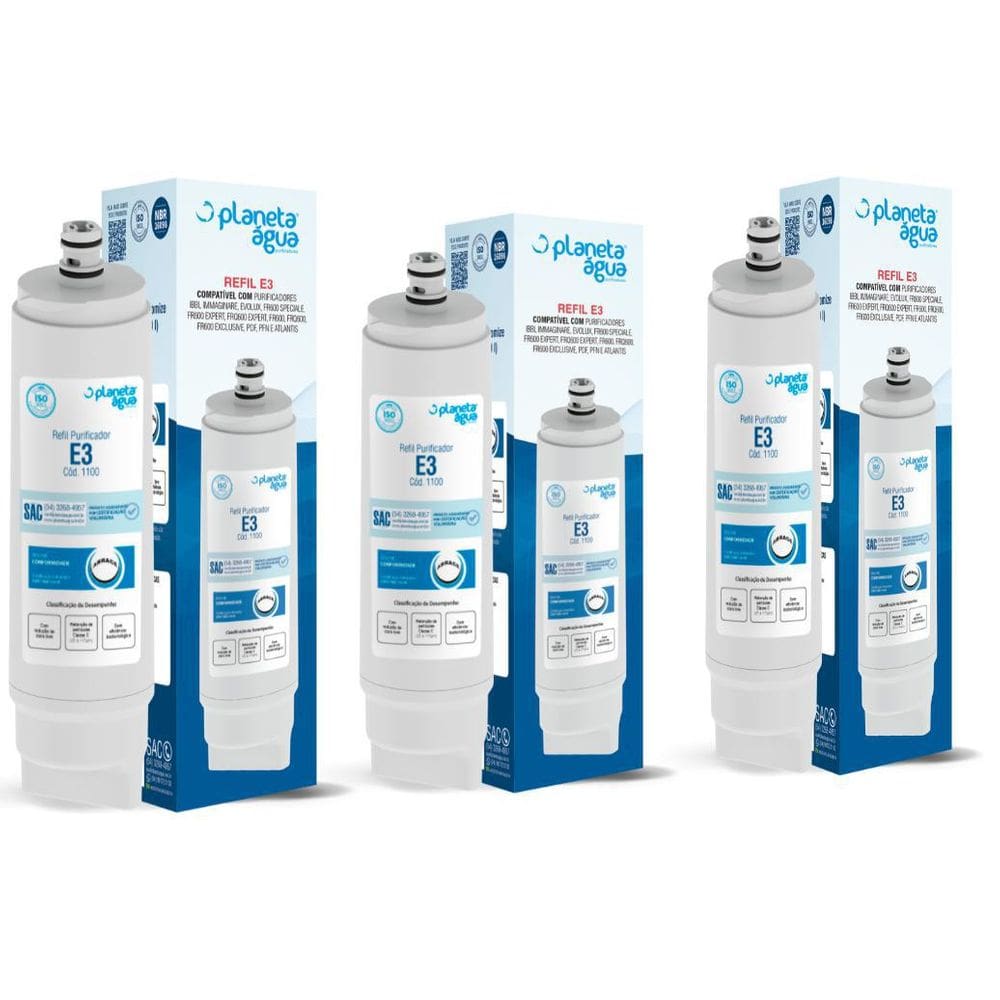 Refil Filtros Ibbl Fr600 Frq600 Bdf Atlantis Pfn2000 Kit 3un