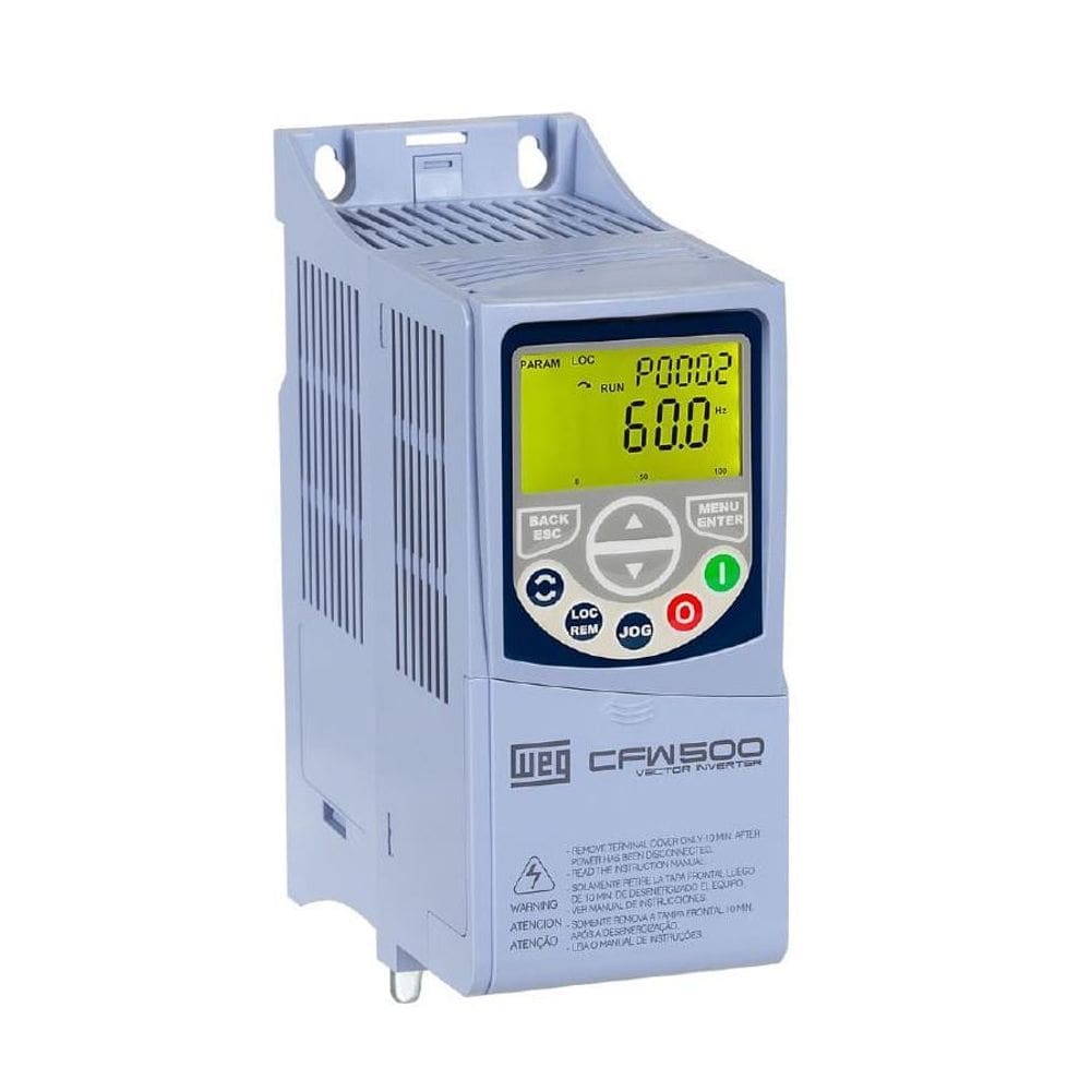Inversor De Frequência Weg Cfw500 2Cv 7A 220V Trifásico