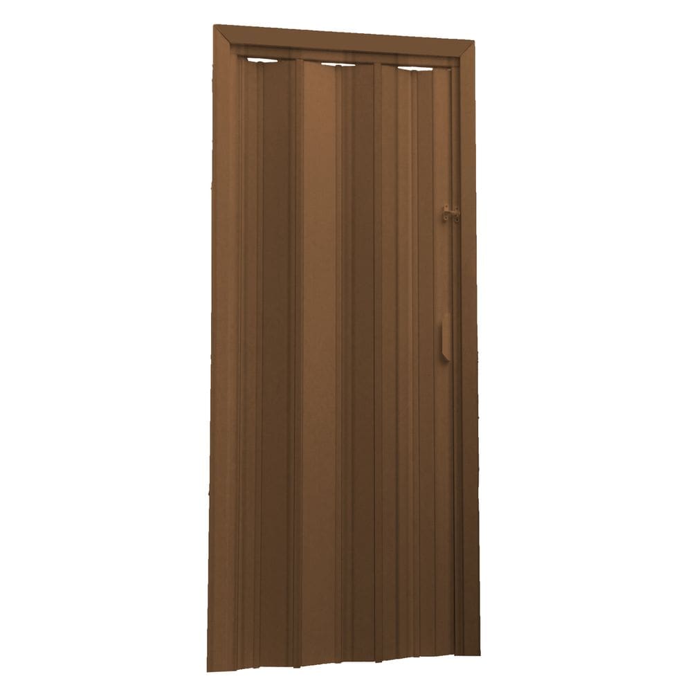 Porta Sanfonada PVC 0,96x2,10 Multilit Mogno