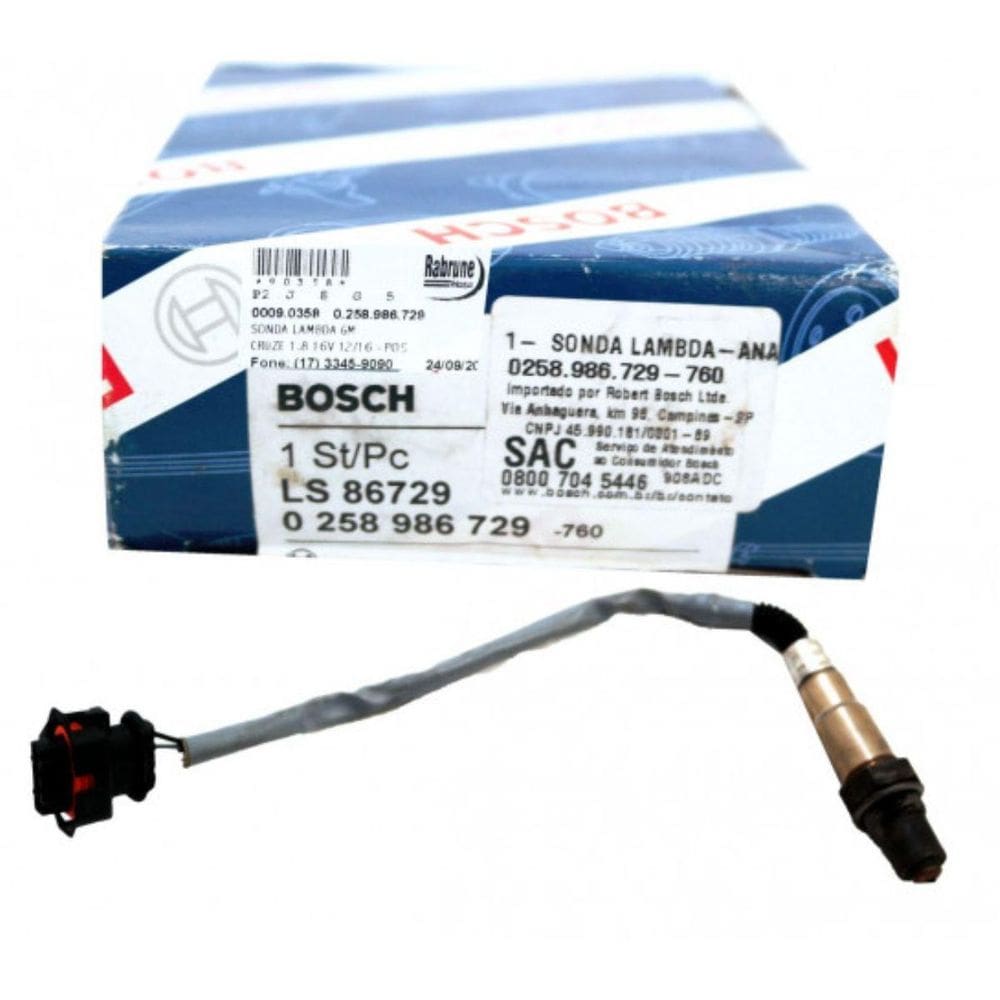 Sonda Lambda Bosch Chevrolet Cruze 1.8 Sonic 1.6 Flex