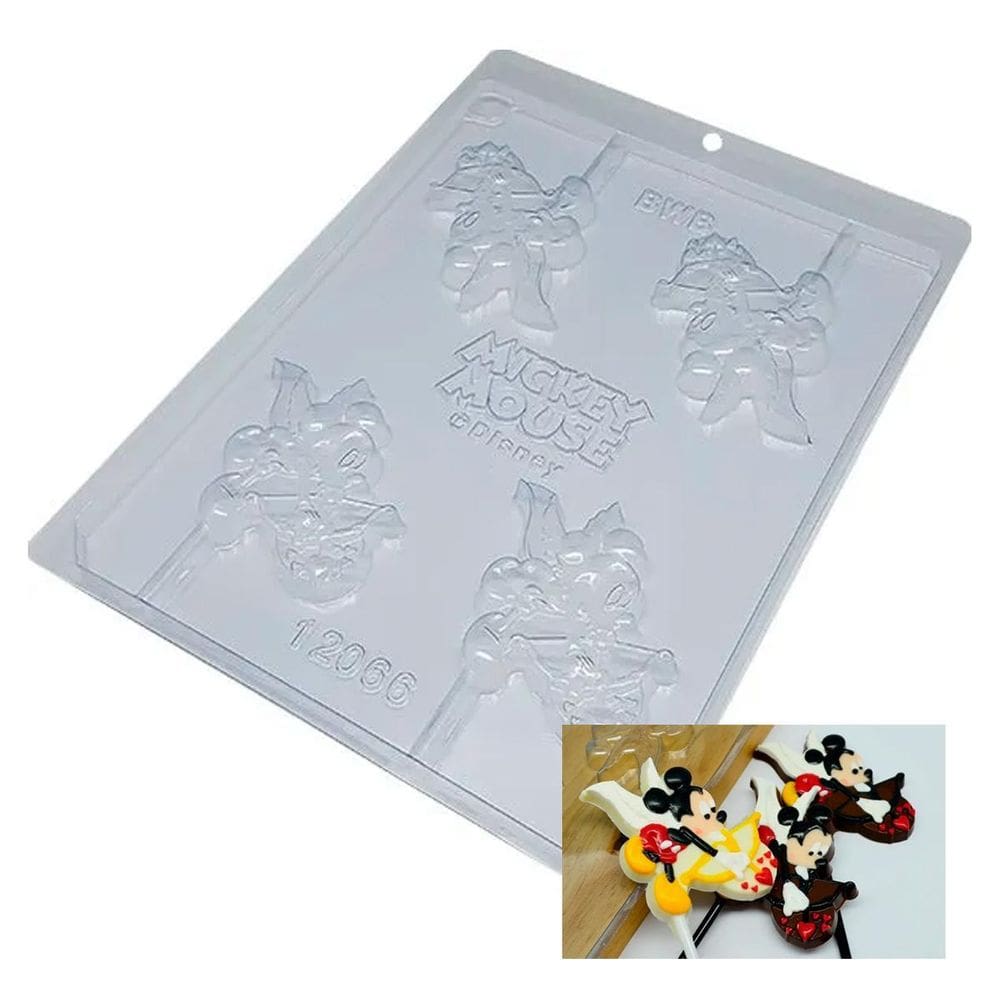 Forma Acetato Pirulito Mickey Cupido - Ref.: 10xbwb12066