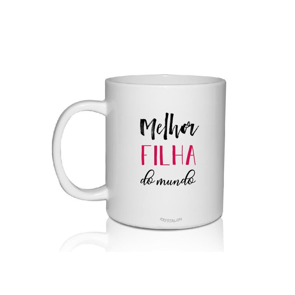 Caneca Branca Personalizada Dia Das Crianças Melhor Filha